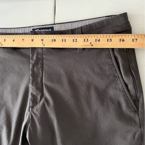 Birddogs Pants Mens Slim Fit Stretch Chino Performance Lined Dark Gray 34x31 - Picture 9 of 10